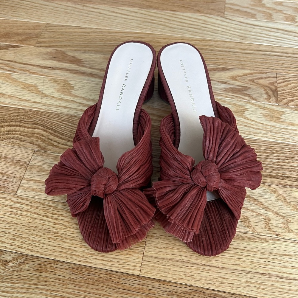 Loeffler Randall Bow Detail Mules